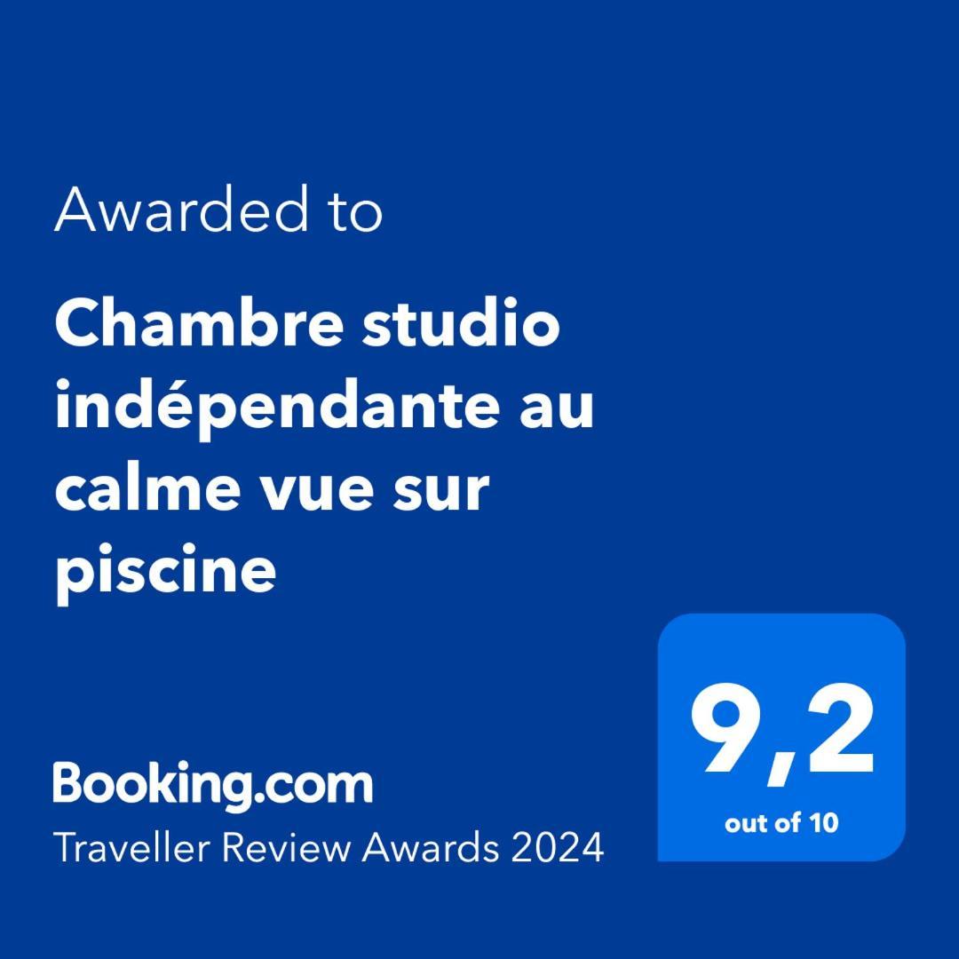 Chambre Studio Independante Au Calme Vue Sur Piscine Teyran ภายนอก รูปภาพ