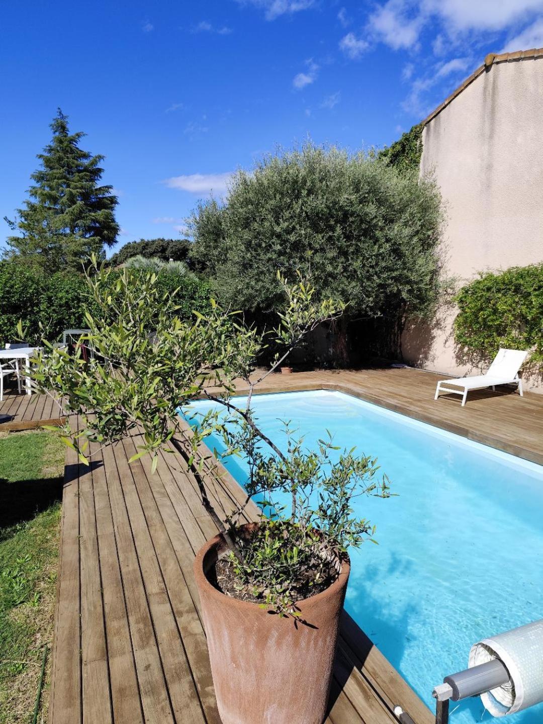 Chambre Studio Independante Au Calme Vue Sur Piscine Teyran ภายนอก รูปภาพ